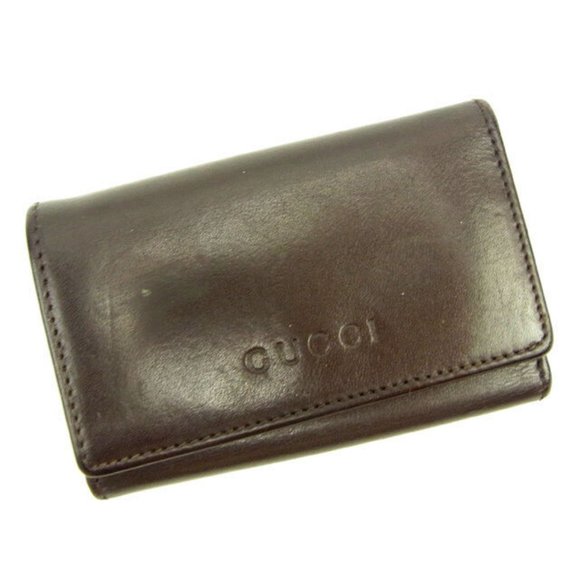Gucci Key holder Key case Brown Woman unisex Authentic Used Y5837 - Picture 1 of 6